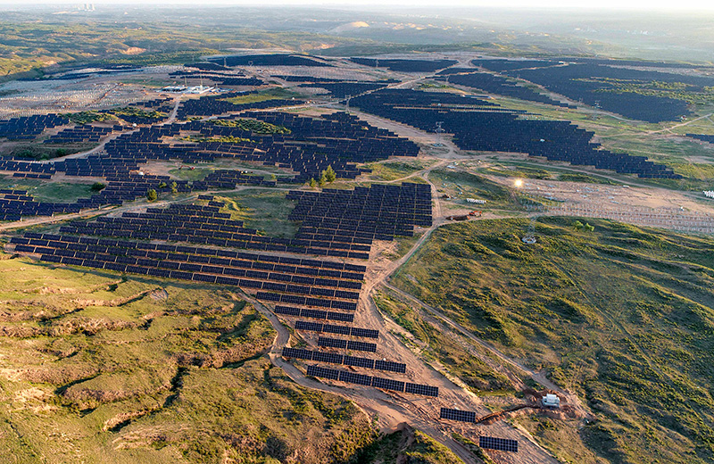 采煤沉陷區生態治理光伏發電